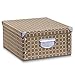 Produktbild Zeller 17783 Aufbewahrungsbox"Texture", Pappe, L 40 x B 33 x H 17 cm, cappuccino