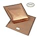 Produktbild Toast Beutel 6,7 "x 7,5" Non Stick wiederverwendbare hitzebeständige Toastabags perfekt für gegrillte Käse Sandwiches Gebäck Pizza Scheiben, Packung mit 6