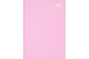 Star Note 2026 A5 Week to View Diary Planner Daily Organiser - Pink