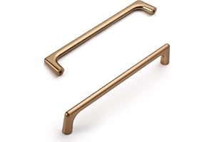 9BUILD 10 Pack 160mm Champagne Bronze Cabinet Handles - Kitchen Cupboard & Door Handles - Zinc Alloy