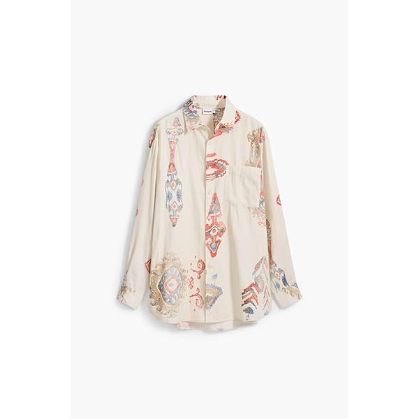 Desigual T-shirt met dierenprint wit/ roze