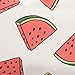 Women's Girls Make Up Bag Wash Bag Toiletry Cosmetics Wallet Pencil Pen Holder Organiser Pouch Case (L22 x H14 x W8 cm, Watermelon White)