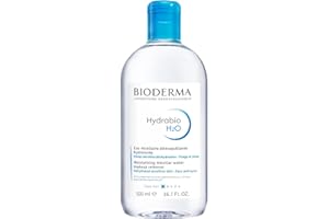 Bioderma Hydrabio H2O - Cleansing & Moisturising Micellar Water for Dehydrated Skin, Gentle Cleanser to Remove Impurities & Make Up Remover for Face & Eyes, 500ml