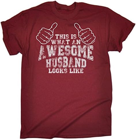 123t Funny Novelty - This is What an Awesome Husband Looks Like - New Premium Loose FIT Baggy T-Shirt S M L XL 2XL 3XL…
