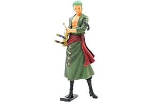 Hilloly One Piece Figur 1Pcs Roronoa Zoro Action Figure Kuchen Topper Anime Charakter Model Statue Sammlung Desktop Dekoration Anime Figure Modell Spielzeug Ornamente für One Piece Fans
