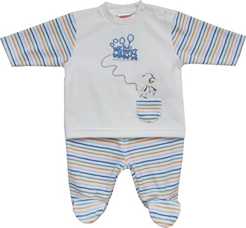 Schnizler Baby Girls' Tracksuit White Weiß (original 900) 0-3 Months