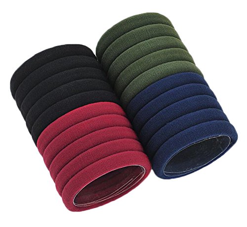 Set of 40 Ponytail Holder Hair Women Elastic Hair Tie