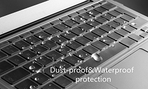 Se7enline Silikon QWERTZ Tastaturschutz (EU Deutsche Tastatur Gestaltung/Layout) für Apple MacBook Air/ Pro/ Pro Retina 13″/15″/17″ Zoll in Grün-Green - 3
