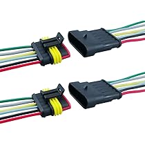 18 Set Connettori Elettrici Auto Impermeabili - 2 Pin Per Auto, Camion, Barca - Foto 7