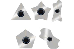 ADIPN 5 Pcs Pry Tool Spudger Professional Stainless Steel Curved Spudger Pry Blade Cell Phone Repair Metal Ultra Thin 0.1mm Card Durable Repair Opening Tool for Cell Phone Screen