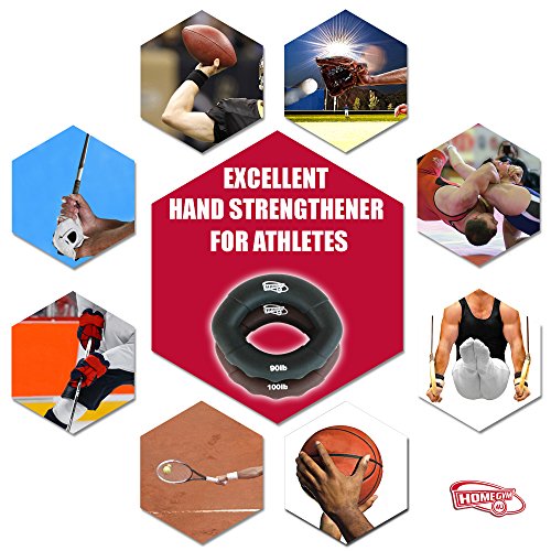 3 in 1 Hand Verstärker Grip Ringe – sehr bequem zu verwenden – Schnell erhöhen Hand Finger Handgelenk Vorderarmmuskulatur für Athleten Klettern Musiker Stress Relief & Verletzungen Rehabilitation - 5