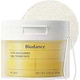 Biodance Vita Niacinamide Gel Toner Pads &ndash; Toner Discs for Dark Spots and Uniform Tone &ndash; Soft Exfoliating Pads with Vitamin C