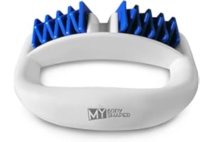 Stephanie Franck Beauty – My Body Shaper | Roller Manuel Anti-Cellulite pour Jambes, Cuisses, Ventre, Hanches et Bras – Raffermit et Lisse la Peau (Bleu)