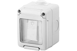 YASTA Contenitore Stagno 1 Modulo da Esterno IP55 Con Sportello Interruttore