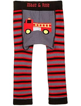 Blade & Rose Leggings Strumpfhose Feuerwehr Fire Engine Jungen Rot Schwarz 0 bis 3 Jahre