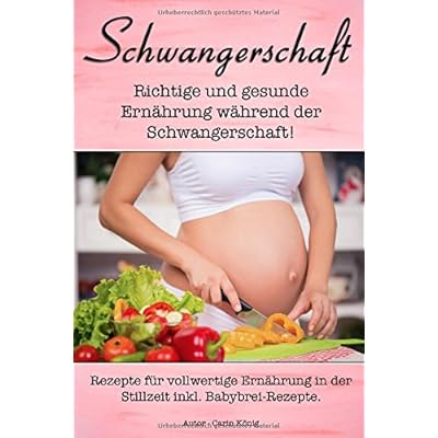Schwangerschaft: Richtige und gesunde Ernährung während der Schwangerschaft! (Rezepte für vollwertige Ernährung in der Stillzeit inkl. Babybrei-Rezepte)