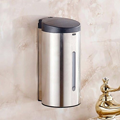 GUO YUN Retro Modern Stainless Steel Hotel Bathroom Soap Dispenser Sensor Hand Automatic Household Bathroom Wall - Mounted Free Punching Liquid Box