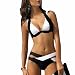 Produktbild FeiBeauty Badeanzug-Reizvolle Badebekleidungs-Frauen Schwimmen Strand-Abnutzungs-Druck-Verband-Badeanzug