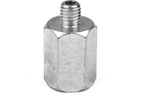 QOXEZY Convertitore di interfaccia per punte filettate, adattatore M10 per M14 per smerigliatrice angolare o lucidatrice (da per M14 a M10)