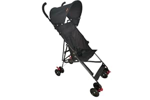 Lightweight Stroller with Hood in Black by Babyway