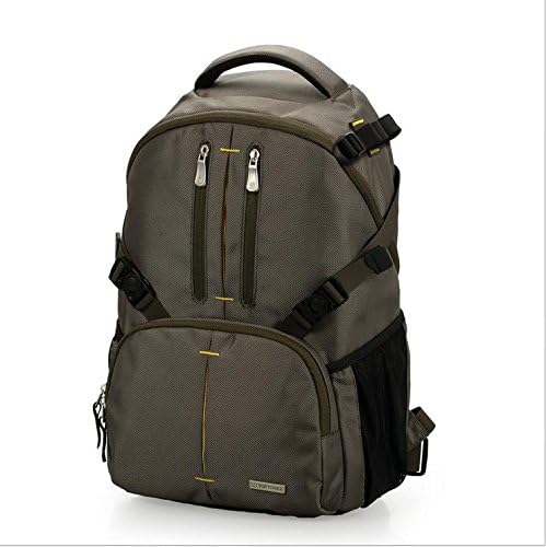 professional Oxford cloth large capacity multi-function camera backpack SLR camera Canon Nikon camera shoulder bag Canon (black blue military color) army color standard edition