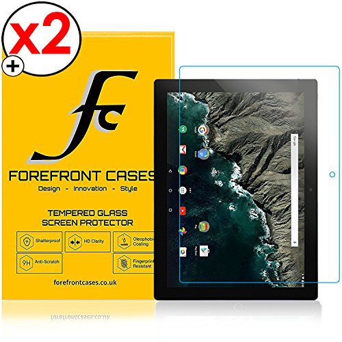 Forefront Cases® [HD KLARHEIT] Gehärtetes Glas Bildschirm Schutz Protektor Folie für Google Nexus Pixel C [ULTRA DÜNN nur 0.3mm] - 2ER PACK
