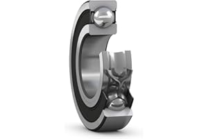‎SKF SKF 6006-2RS1 30 mm x 55 mm x 13 mm Deep Groove Ball Bearing Made of Stainless Steel with Integrated Seal for Electric Motors and Other Machines and Made in Europe