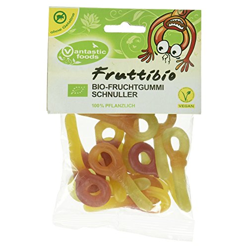 Fruttibio Bio Fruchtgummi Schnuller, vegan, 75 g