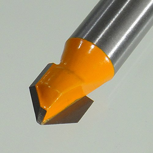 HM V-Nutfräser Ø 8 mm Schaft 8 mm Nutenfräser Holzfräser Fräser Nuter Freser - 3