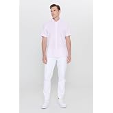 AC&amp;Co/Altınyıldız Classics Slim Fit Dar Kesim Gizli D&uuml;ğmeli Yaka%100 Pamuk Gofre Desenli G&ouml;mlek Regular fit Erkek,Dokuma Yeti