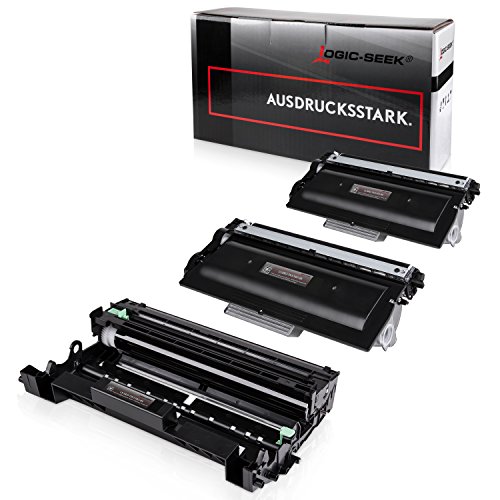 2 Toner mit Trommel für Brother HL-5450DN HL-5450DNT HL-5440D DCP-8250DN MFC-8510DN 8950DWT - TN-3380 DR-3300 - Schwarz je 8000 Seiten, Trommel 30.000 Seiten