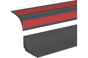 ZAYEJOD 3 Meter Black Silicone Shower Tray Bath Edge Seal Gap Cover Wet Room Floor Water Barrier Retaining Strip Bathtub Countertop Splash Guard