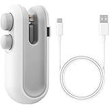 BASEVEL Portable Mini Sealing Machine, Handheld Packet Sealer for Food, Snacks, Chips, Fresh Storage, Plastic Bags Sealing Machine, Type C Charging Vaccum Sealers (multicolour) (L1): 