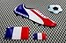 Produktbild Frankreich WORLD CUP Fußball Fußball Schuh 3D Aufkleber Aufkleber Set