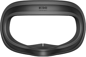 KIWI design F4 Face Cover in Silicone Compatibile con Meta Quest 3S, Accreditate da Meta