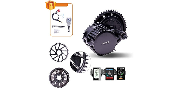 DERUIZ BAFANG Mid Drive 1000 W BBSHD 48 V 52 V BBS03 Kit di conversione  Bici Elettrica 8fun Kit Motore Ebike Sistema per MTB Strada Città Bici  Pieghevole : Sport e tempo libero