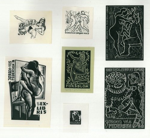 Nudi femminili. Gruppo di otto.