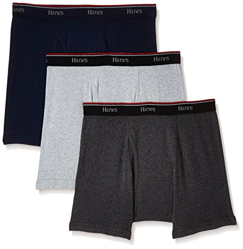 Hanes Mens Cotton Trunks (Pack of 3) (Colors May Vary) RS.296.09 (47.00% Off) - Amazon