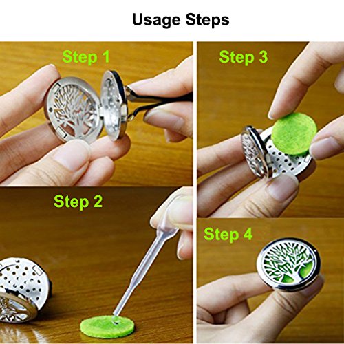 Odot Deodorante Auto Farfalla – 5 Pezzi Clip Per Presa D'Aria Con Strass, Aromaterapia Auto, Ricaricabile