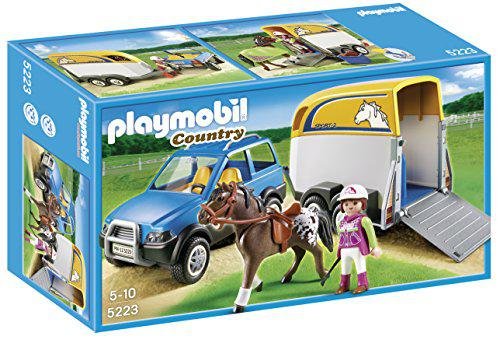 Preisvergleich Produktbild Fahrzeug mit Anhänger für Ponies