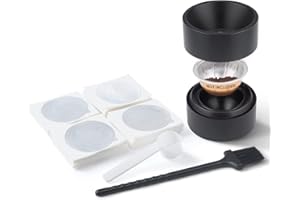 BENFUCHEN Kit di riempimento dei tappi in alluminio compatibile con le capsule Nespresso Vertuo Vertuoline (Kit + 100 tappi) (100 tappi)