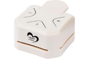 ‎IDEEN MIT HERZ Ideen mit Herz Eck-Stanzer | Eckenabrunder | 3 in 1 für Abrundungen | Locher für Papier | Ecken einfach abrunden | Runde Ecken in 3 Größen | Basteln, Scrapbooking, Fotos, Grußkarten, Karten
