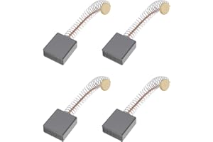 VGOL 4 Escobillas de Carbón para Motor de 7 X 15 X 17 Mm Compatible con RUBI Rubimix Mezcladores.