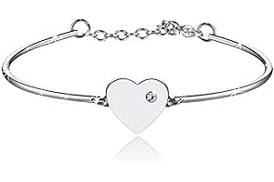 SAGA GIOIELLI® BRACCIALE DONNA ACCIAIO FARFALLA CUORE STELLA