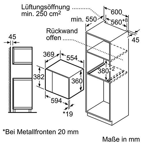 NEFF H12GE60N0 / HGE 1260 N Mikrowelle / 900 W - 8
