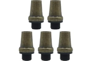 SYLEN 5 st antik brons metall kabelgenomföringar avlastning sladd kontakt grepp för ledningar hängande lampa taklampa pendell