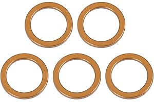 F FIERCE CYCLE 5pcs 22mm ID 30mm OD Motorcycle Exhaust Muffler Pipe Gasket