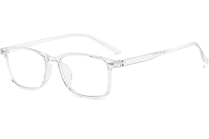 Suertree Occhiali a Distanza Con Filtro Luce Blu, Leggeri per Miopia Uomo Donna -5.5x - 0.0x