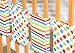 Bumpsters Cot-Bar Bumpers (10x Large, Multi-Coloured Spots/Stripes)