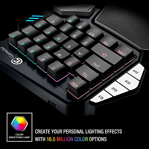 GameSir Z1 Teclado Mec nico de Blue Switch para Juegos de Una Mano con RGB Retroiluminaci n con Interruptores de Teclas Azules para Windows PC GameSir Z1 Teclado Mec nico de Blue Switch para Juegos de Una Mano con RGB Retroiluminaci n con Interruptores de Teclas Azules para Windows PC